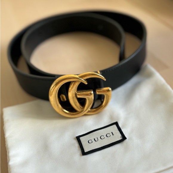 Authentic Gucci Belt GG Marmont Wide with dustbag - Picture 3 of 3